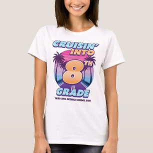 Camiseta Passeando de Volta para a Escola 8ª Série Meninas 