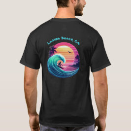 Camiseta Passear a onda ao pôr do sol
