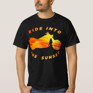 Camiseta passear até o pôr do sol