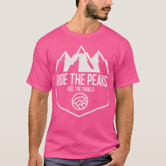 Camiseta Passear Os Picos Sente Que Os Turilhões De Montanh