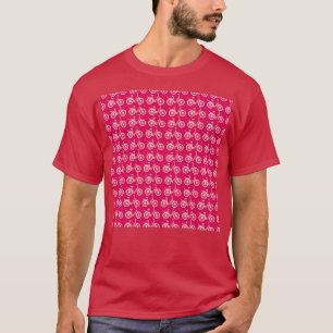 Camiseta Passear pelo Gator de Ciclo Rosa do Pescoço de Bik