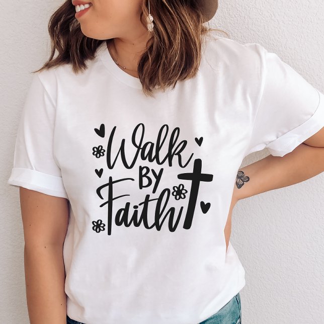 Camiseta Passear por Faith Christian Woman (Criador carregado)