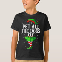Passear Todos Os Cães Elfo Natal Meninas Mulheres