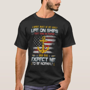 Camiseta Passei A Maior Parte Da Minha Vida Adulta Em Navio