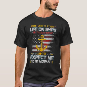 Camiseta Passei A Maior Parte Da Minha Vida Adulta Em Navio
