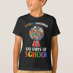 Camiseta Passei Por 100 Dias De Escola Gumball Happy 10