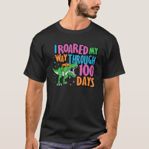 Camiseta Passei Por 100 Dias De Trex Escolar Sc