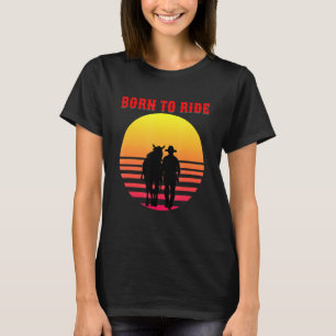 Camiseta Passeio a Cavalo Amor E Cavalgar Cavalos Corrida D
