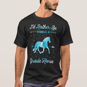 Camiseta Passeio a Cavalo Eu Preferiria Estar Montando Um