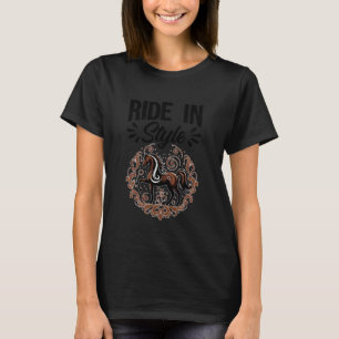 Camiseta Passeio com Estilo Cavalgada Corrida Equestre H