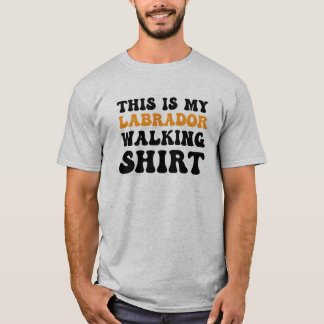 Camiseta Passeio com Labrador