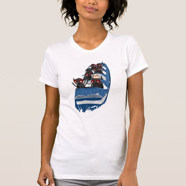 Camiseta Passeio da mosca - mulheres (Frente)