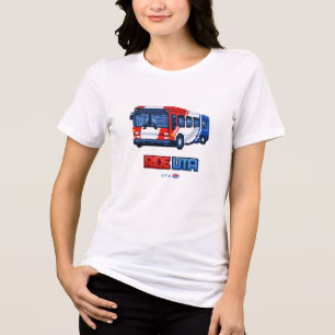 Camiseta Passeio de 8 bits no ônibus da UTA