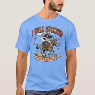 Camiseta Passeio de Aventura Western Cowgirl Destemida