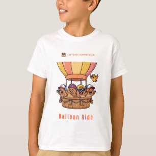 Camiseta Passeio de Balão do Capivara – Aventura do Clube d