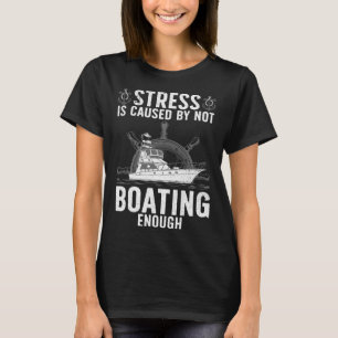 Camiseta Passeio de Barco Legal Para Homens Mulheres Estres