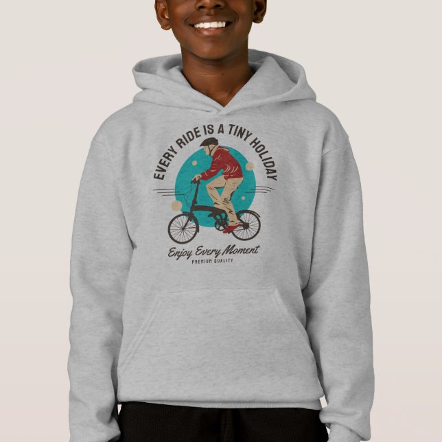 Camiseta Passeio de bicicleta - Aproveite a cada momento (Frente)