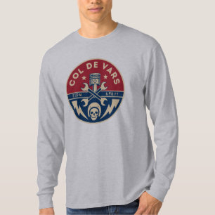 Camiseta Passeio de bicicleta Col de Vars francês Alpes