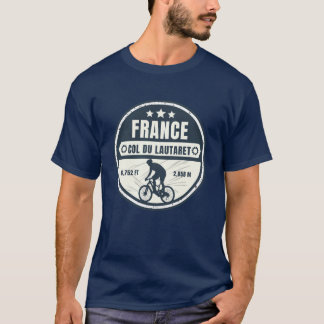 Camiseta Passeio de bicicleta Col du Lautaret french Alpes