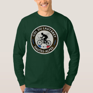 Camiseta Passeio de bicicleta Col du Lautaret french Alpes