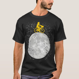 Camiseta Passeio de bicicleta na lua Ideia do presente 2