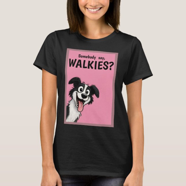 Camiseta Passeio de Cachorro  (Frente)