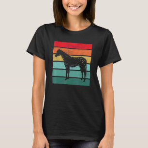 Camiseta Passeio de Cavalo para Meninas  Pôr do Sol Vintage