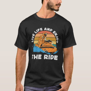 Camiseta Passeio de Jet Ski Viva a vida e aproveite o passe