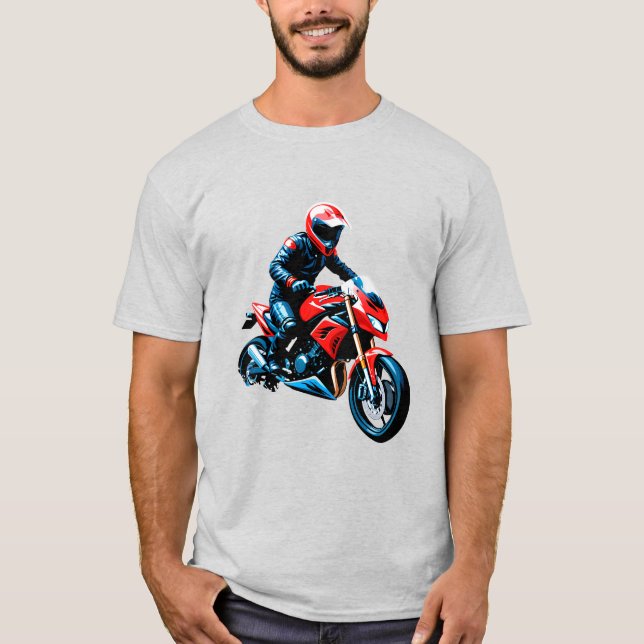 Camiseta 🏍️ Passeio de Liberdade Motoqueiro Estilo de Vida (Frente)