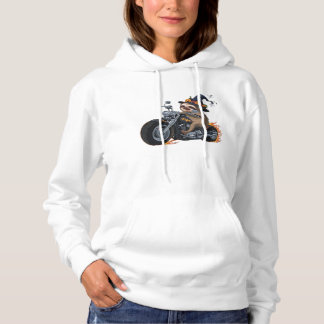 Camiseta Passeio de Moto Preguiça Assustadora Halloween Bik