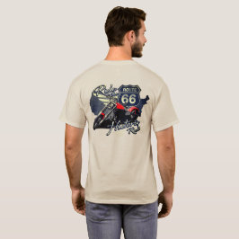 Camiseta Passeio de Motocicleta pela Histórica Rota 66 Cami