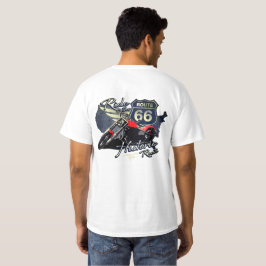 Camiseta Passeio de Motocicleta pela Histórica Rota 66 Viag