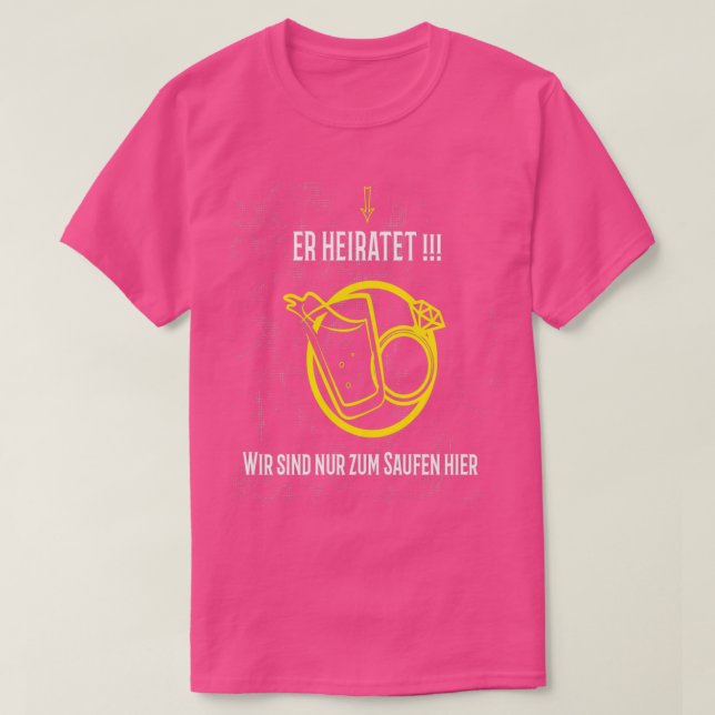 Camiseta Passeio de pubs para festa de despedida de solteir (Frente do Design)