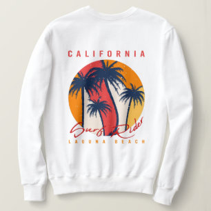 Camiseta Passeio de Surf na Califórnia Laguna Beach Retro P