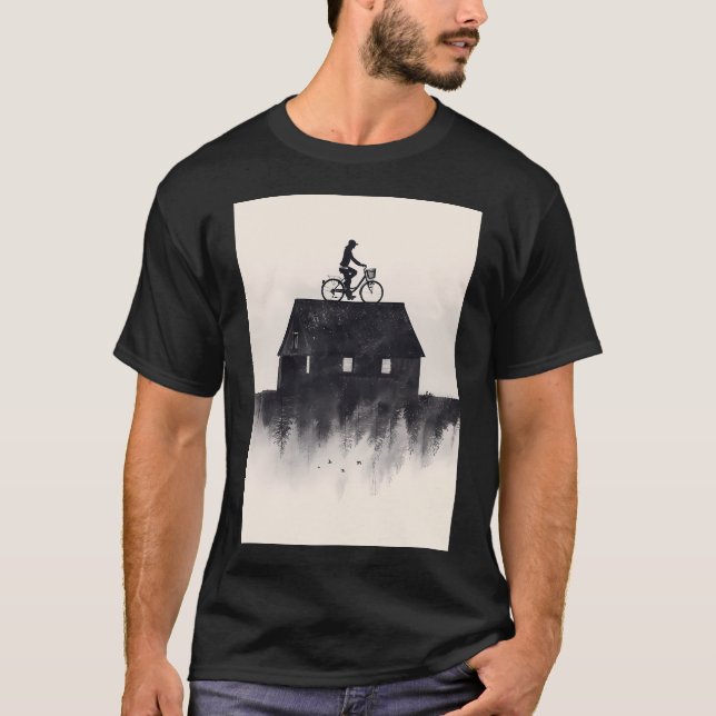Camiseta Passeio de Volta para Casa (p&b) (Frente)