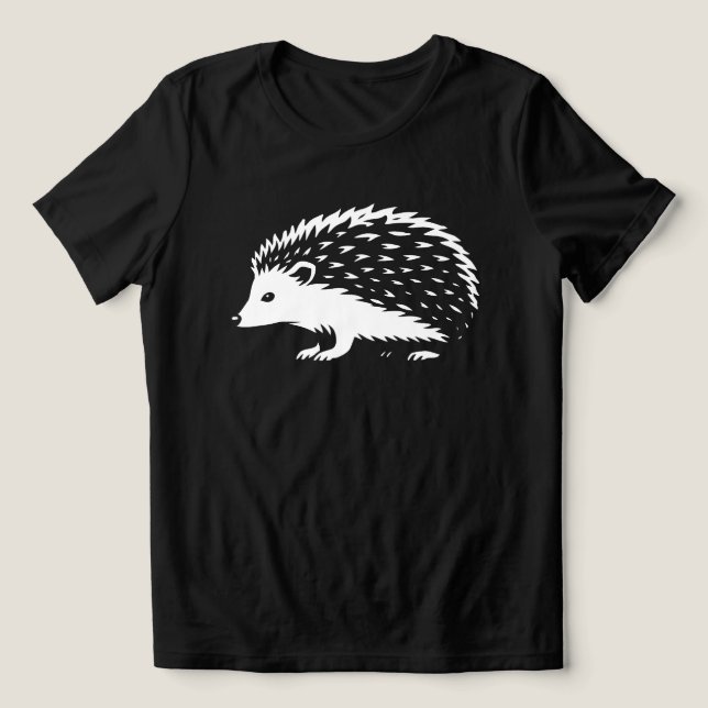 Camiseta Passeio do Ouriço Minimalista (Design frontal)