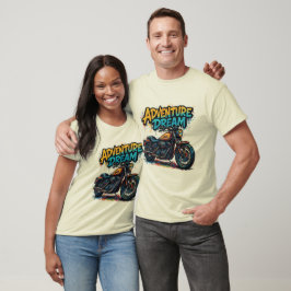Camiseta Passeio dos Sonhos de Aventura / Moto Chopper Vint