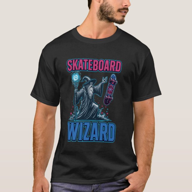 Camiseta Passeio Encantado do Mago de Skate (Frente)