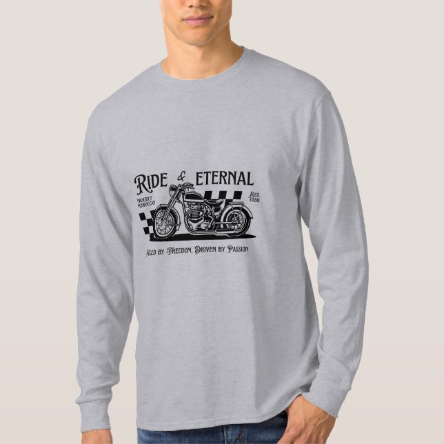Camiseta Passeio Eterno de Moto (Frente)
