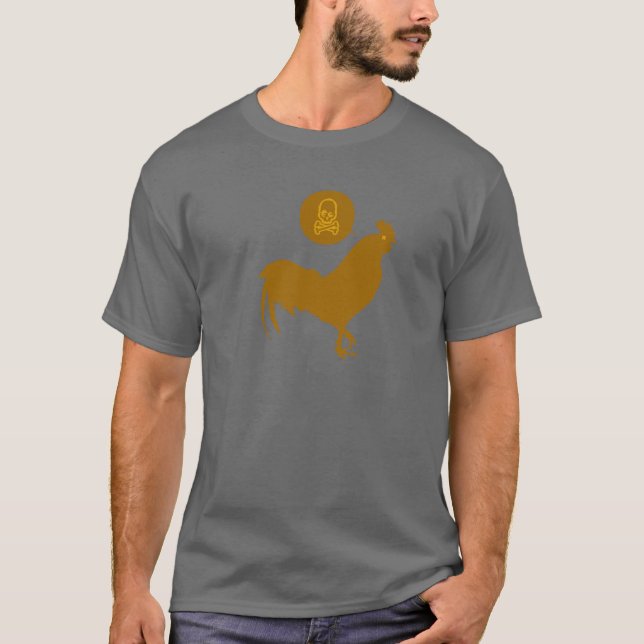 Camiseta Passeio inoperante da galinha (Frente)