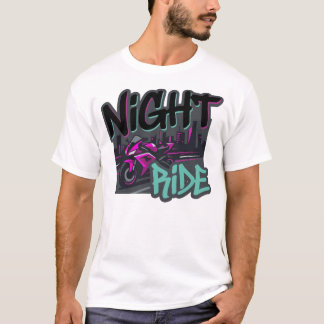 Camiseta Passeio Noturno Moto Grafite Moda Urbana Rua Gr