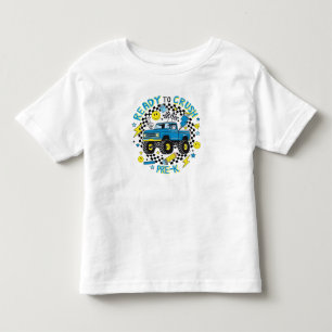 Camiseta Passeio Poderoso Pré-K: Pronto para Rolar com Esti