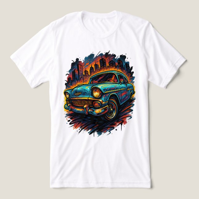 Camiseta Passeio Retro Estilo Urbano (Design frontal)