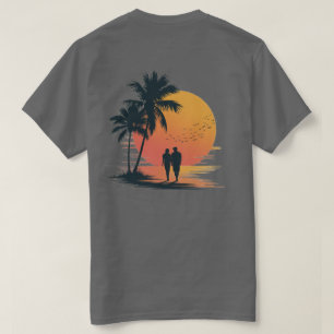 Camiseta Passeio Romântico ao Pôr do Sol