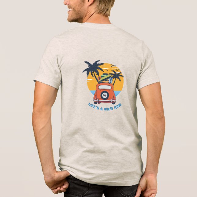 Camiseta Passeio selvagem da vida (Verso)