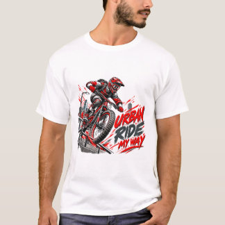 Camiseta Passeio Urbano à Minha Maneira – Ciclismo Extremo