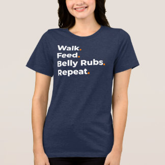 Camiseta Passeios Comida Barriga Atritos Repetir Design Ama