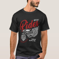 Passeios De Brat Motocicletas Personalizados T-Shi