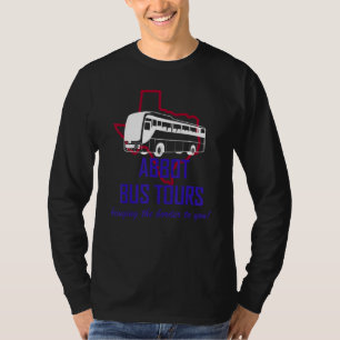 Camiseta Passeios de Ônibus Abbot trazendo a fronteira para