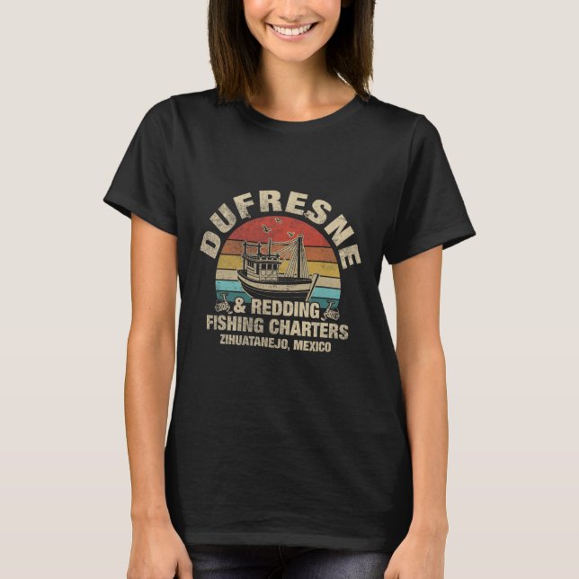 Camiseta Passeios de Pesca Dufresne e Redding Vintage  (Frente)